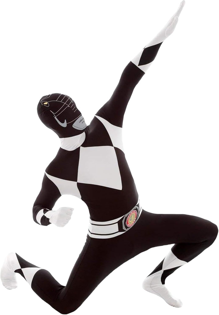 Morphsuits Power-Rangers-Kostüm Schwarz L, Schwarz L
