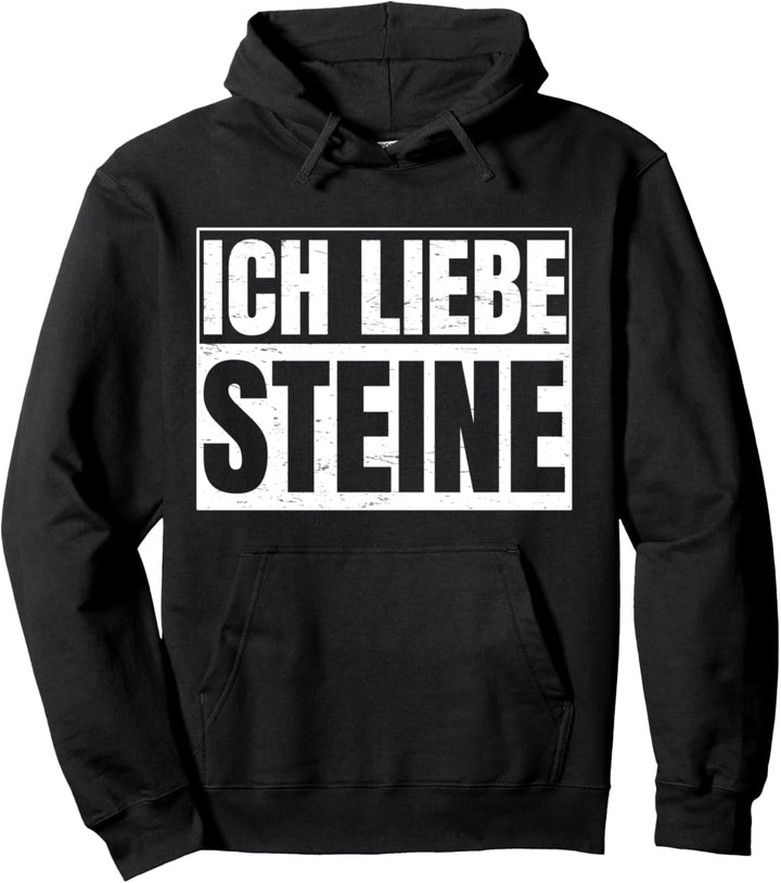 Introvertiert Sarkastisch Design für Ich Liebe Steine Fans Pullover Hoodie