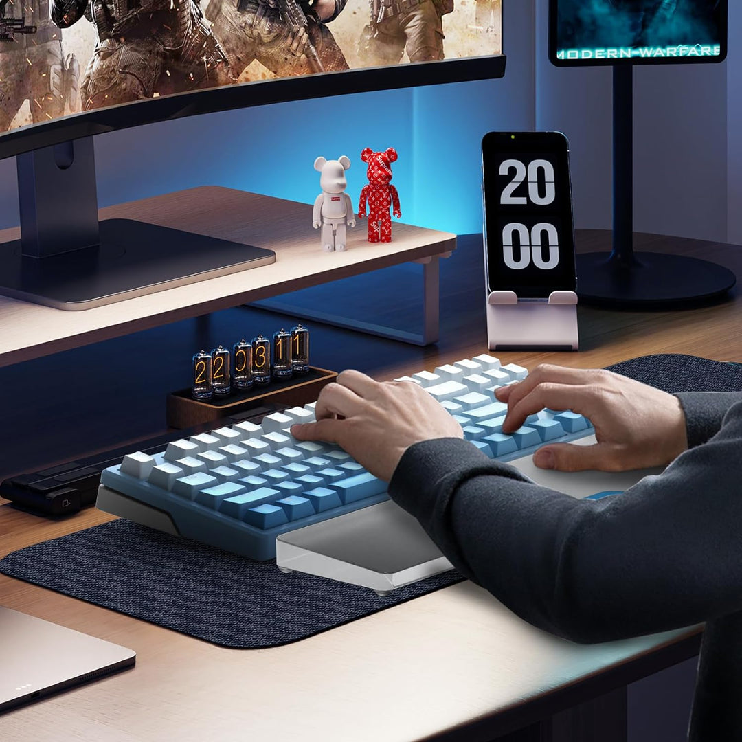 MAMBASNAKE Handgelenkauflage für Tastatur, Tastaturpad aus Acryl für TKL 80% Tastatur - Ergonomic Wr