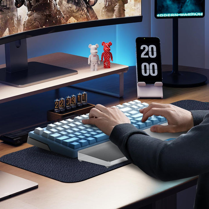 MAMBASNAKE Handgelenkauflage für Tastatur, Tastaturpad aus Acryl für TKL 80% Tastatur - Ergonomic Wr