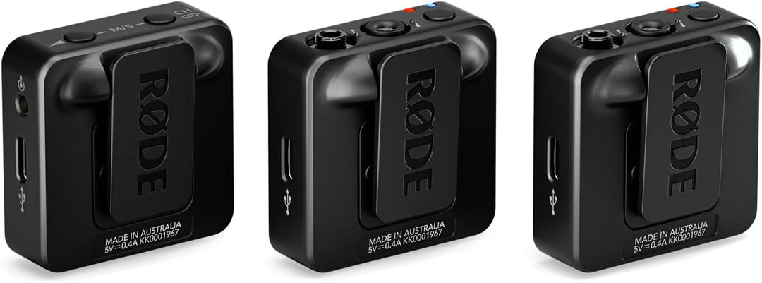 Rode Wireless GO Gen 3 Drahtloses 2-Kanal Mikrofon-Funksystem mit 2X Lavalier II Mikrofon und keepdr