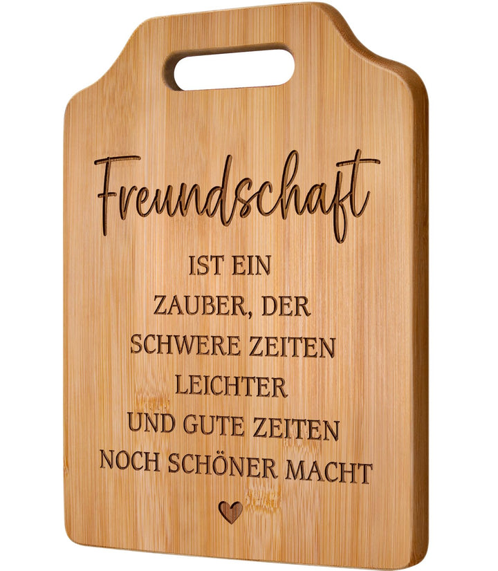Beste Freundin Geschenke - Graviertes Bambus Schneidebrett, Best Friends Geschenke, Freundschaft Ges