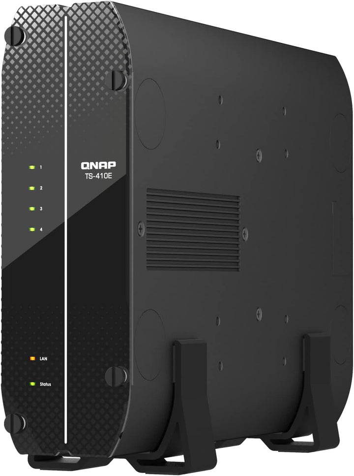 Qnap TS-410E NAS Tower Eingebauter Ethernet-Anschluss Schwarz J6412, TS-410E-8G