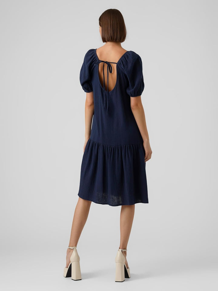 VERO MODA Damen Kleid, Navy Blazer