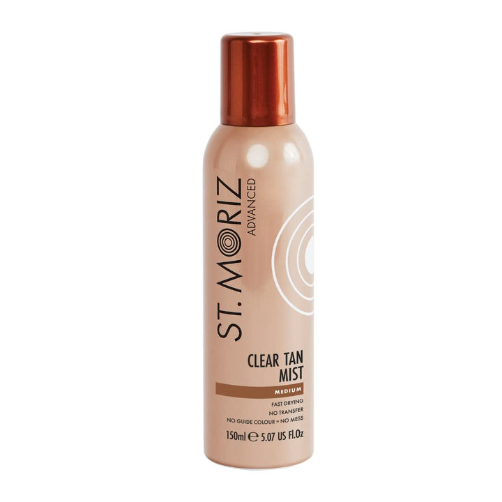 St Moriz Advanced Spray Tan in der Dose, schnell trocknend Vegan Fake Tan, mittel (150ml)