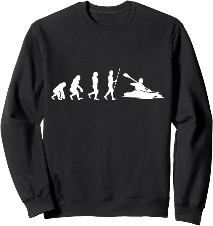 Kayaking Evolutions Kajak Kanusport Paddeln Herzlinie Sweatshirt