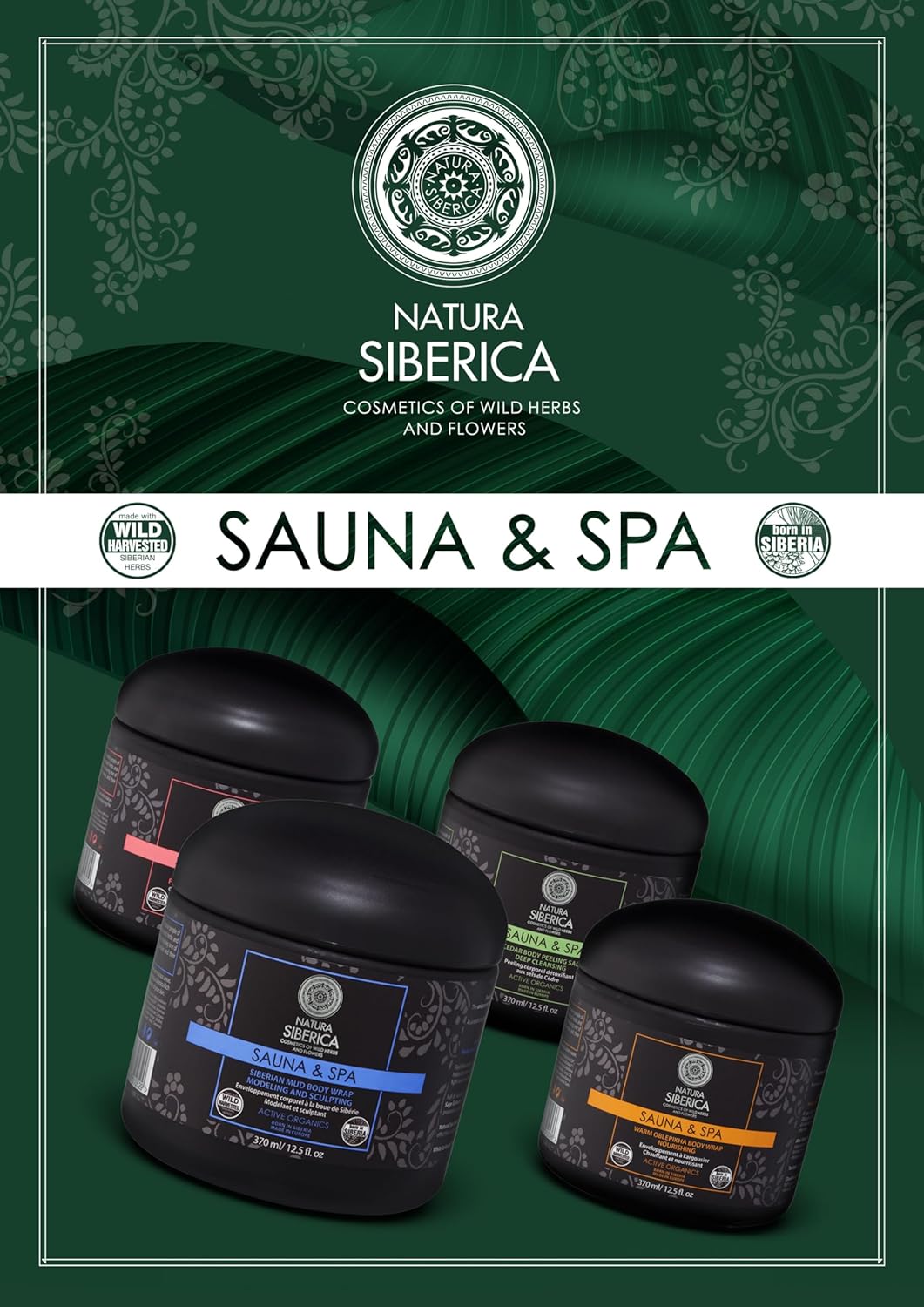 Natura Siberica Natura Siberica Modelujące masło do masażu ciała Sauna&Spa Natura Siberica