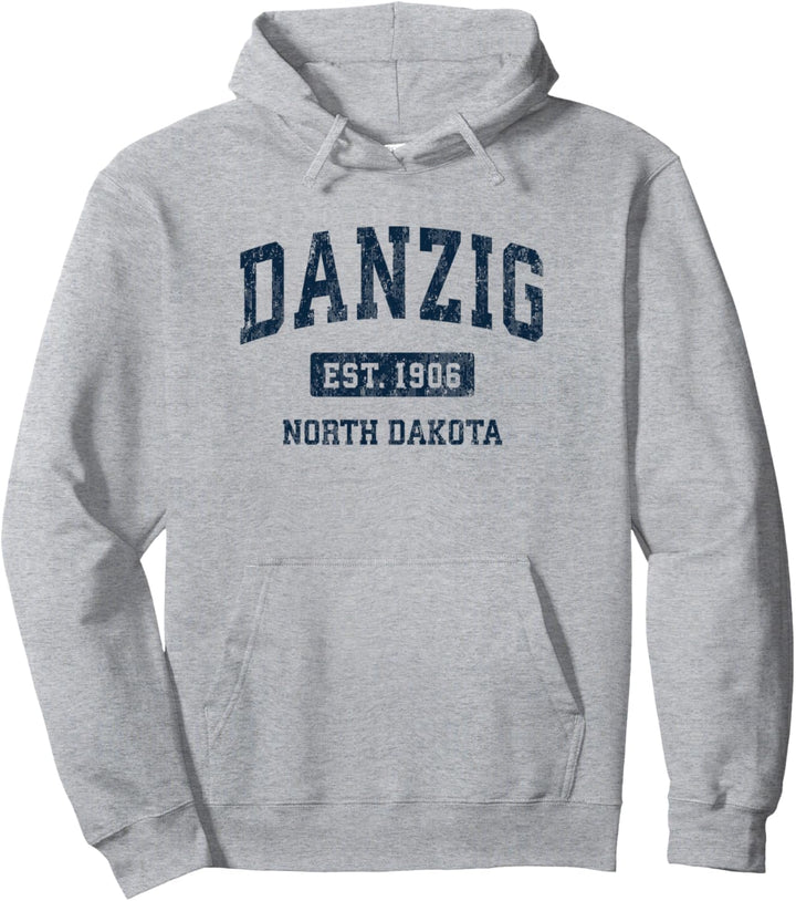 Danzig North Dakota ND Sportdesign im Vintage-Stil Pullover Hoodie