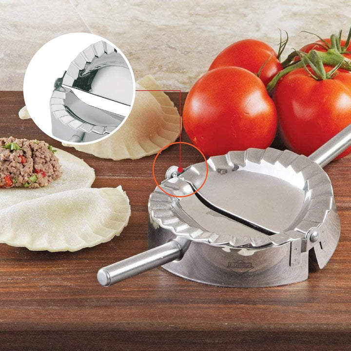 Küchenprofi Ravioli Former PASTACASA MIDI, rostfreier Edelstahl, 12cm Ø, spülmaschinengeeignet, Dump