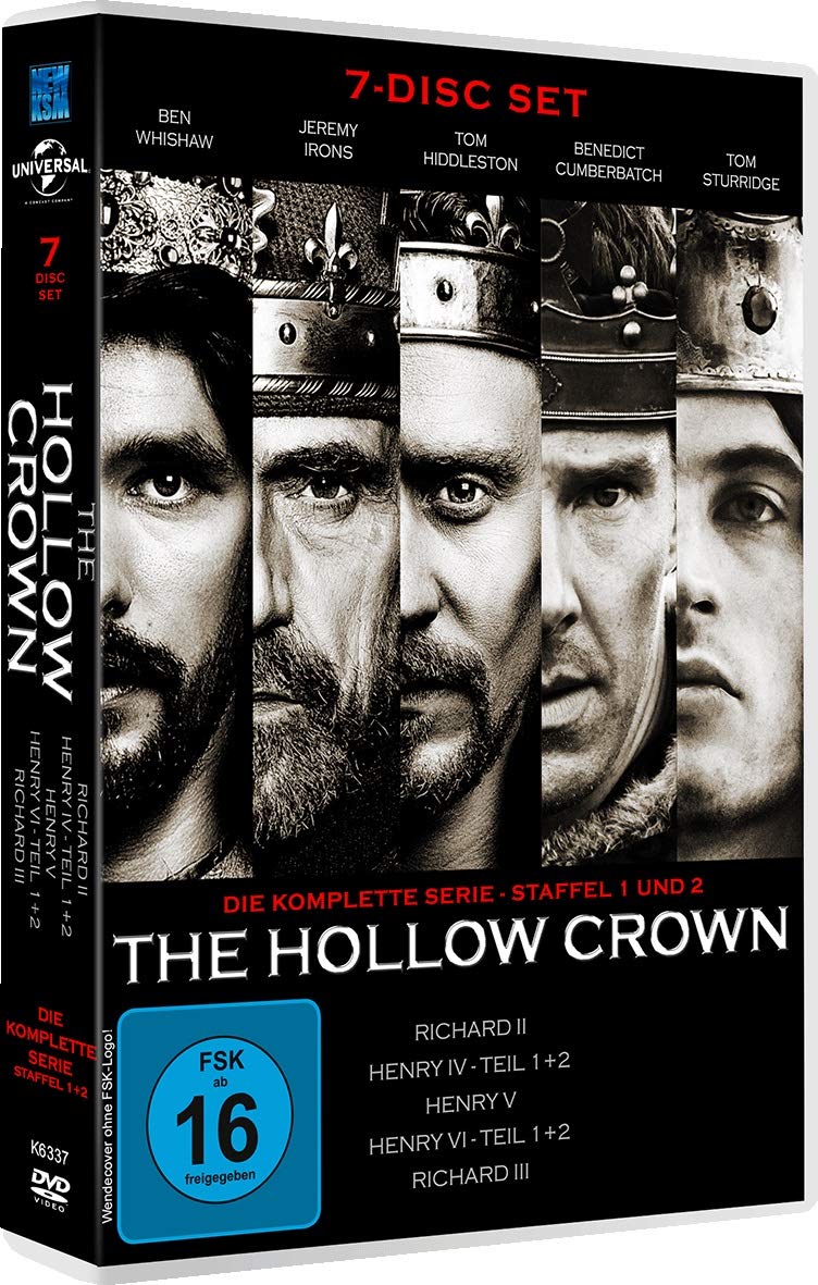 The Hollow Crown - Gesamtedition Staffel 1+2 [7 DVDs], DVD