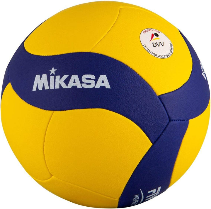 MIKASA W345W Volleyball, Blau/Gelb Blau/Gelb, 5