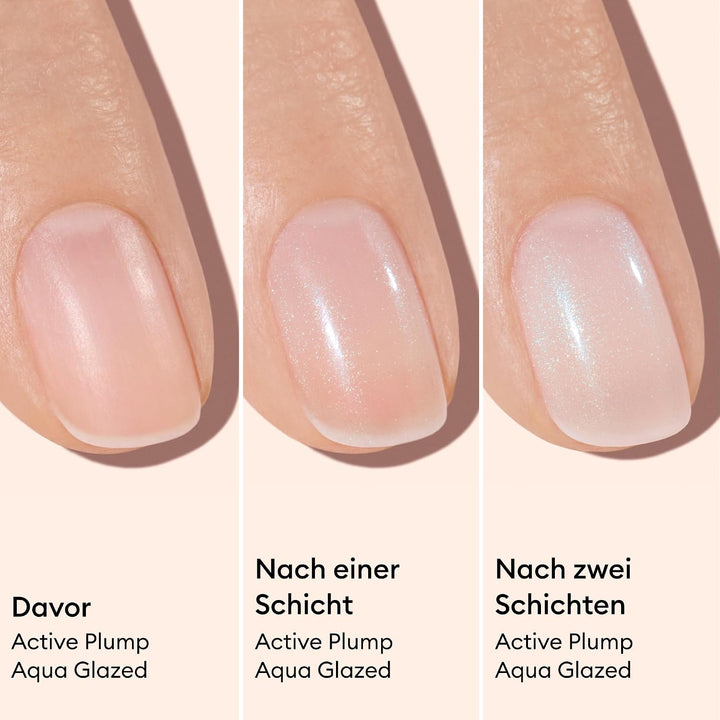 Active™ plump Aqua glazed, Aqua Glazed