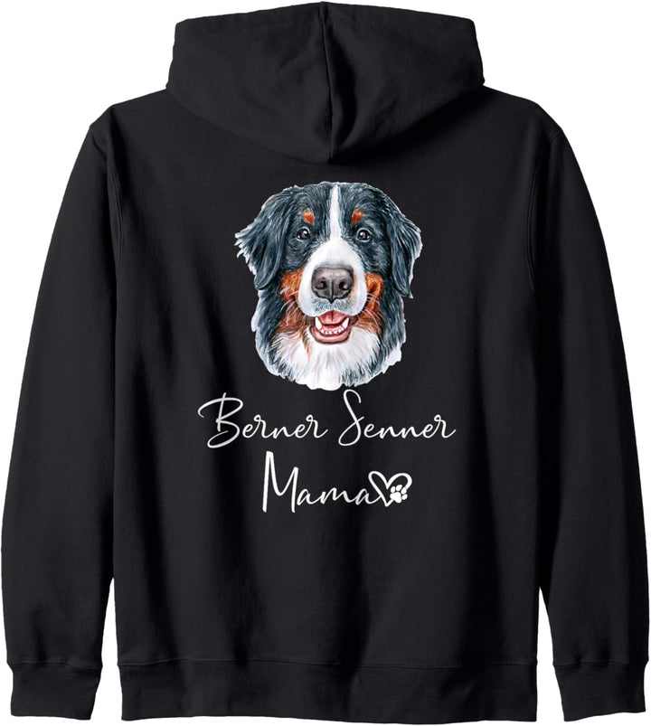 This BERNESE MOUNTAIN Mom Hundemama BERNER SENNER Hund Mama Kapuzenjacke