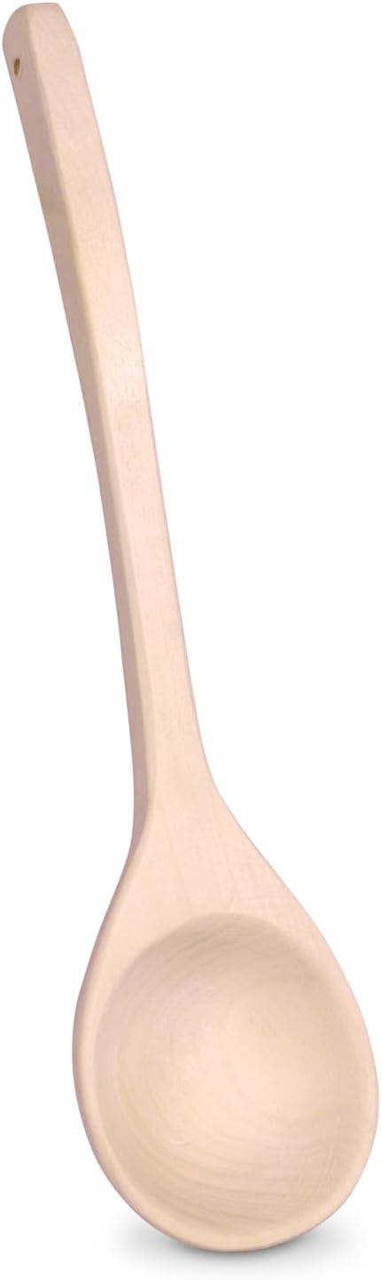 Sauna-Kelle 41 cm - Finnische Birke - Natur unbehandelt - Langlebiger Stiel - 100 ml Füllmenge für S