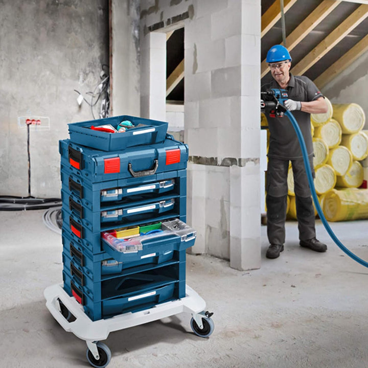 Bosch Professional 1600A001S9 Roller für L-BOXX, LS-BOXX und i-BOXX Rack System, Marineblau, 646 x 4