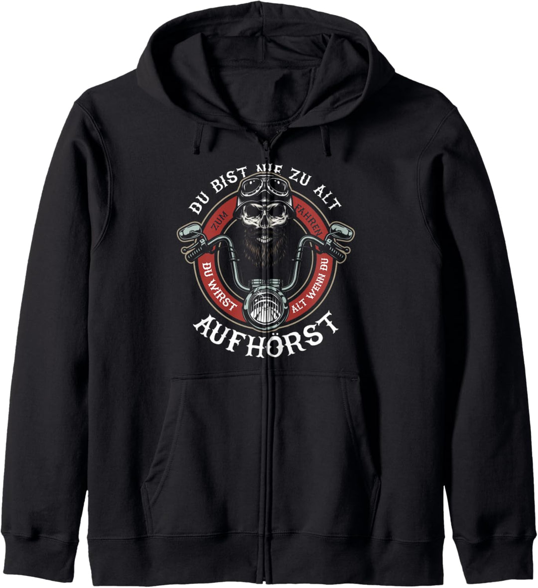 Motorrad Biker Spruch Ruhestand Motorradfahrer Geschenk Kapuzenjacke
