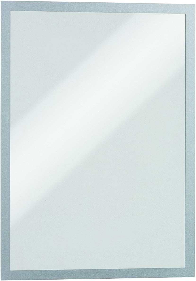 Durable Info-Rahmen Duraframe Magnetic (A3, Magnetrahmen für metallische Oberflächen) 5 Stück, silbe