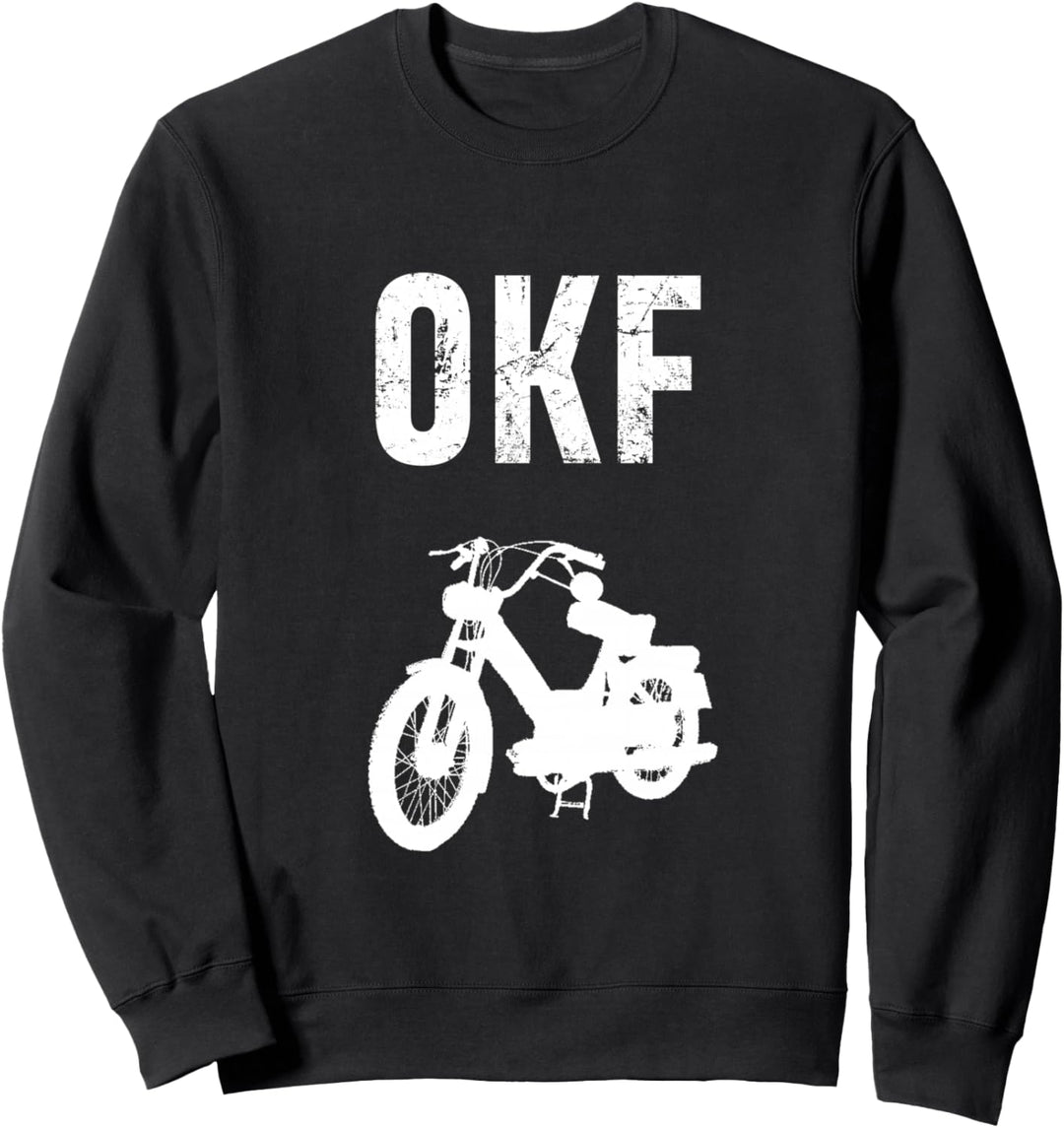 Moped Dorf spekulieren fahren Ortskontrollfahrt OKF Sweatshirt