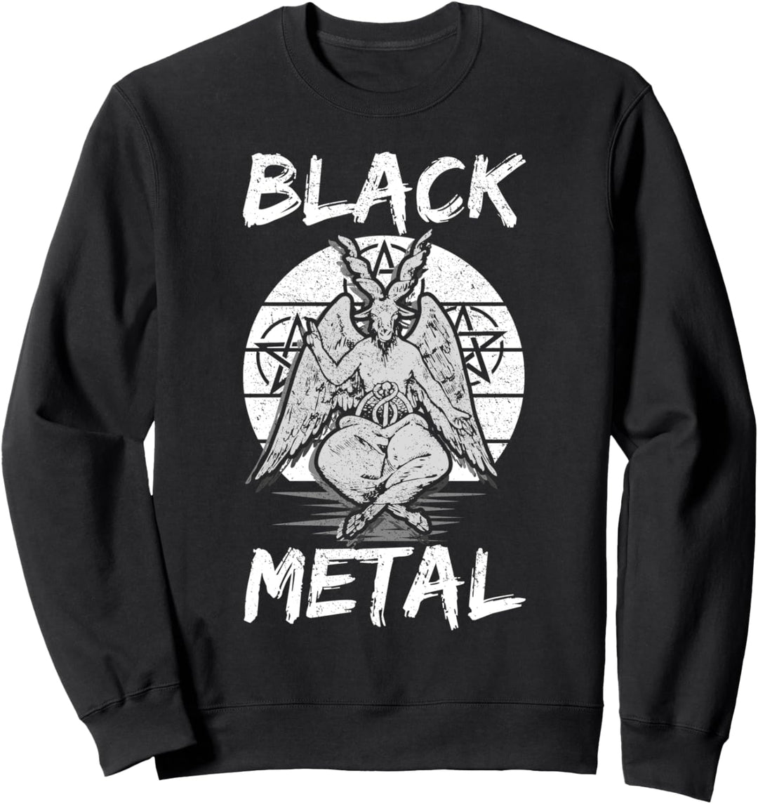 Schwarzes Metall - Baphomet Sweatshirt