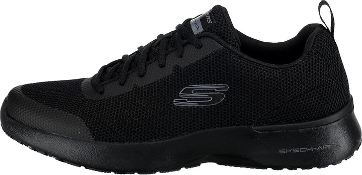 Skechers Herren Skech-air Dynamight Winly Sneaker 39 EU Black Knit Synthetic Black Trim, 39 EU Black