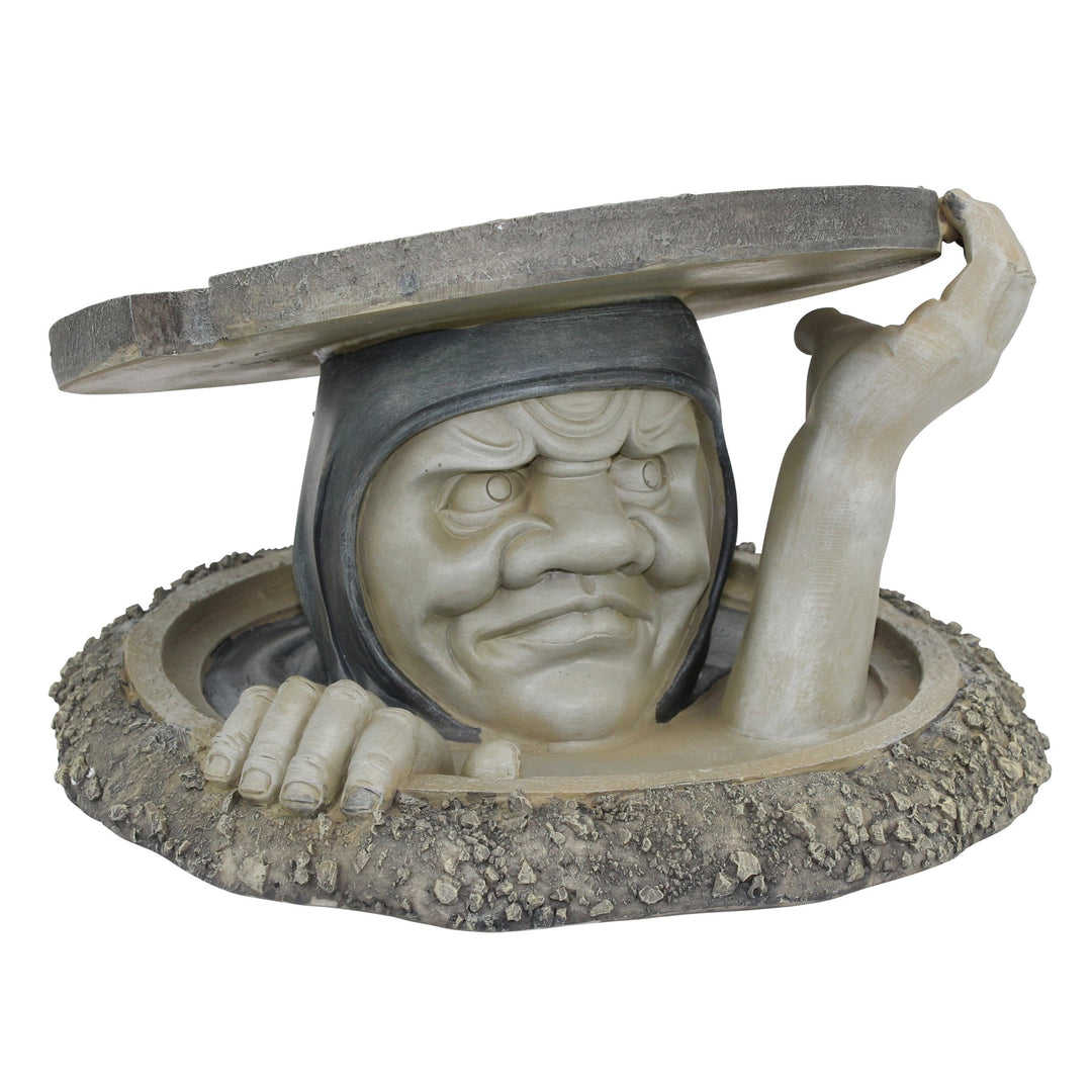 Design Toscano Der Bewohner unterhalb, Gartenskulptur - Gross, Gross