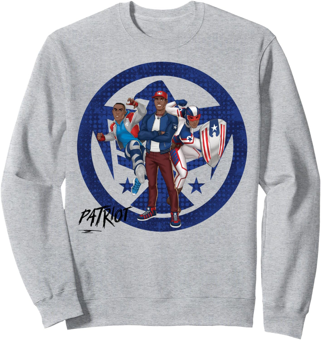 Marvel Rising Secret Warriors Patriot Costumes Sweatshirt