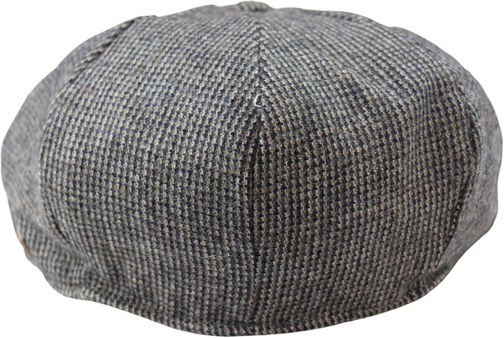 TruClothing.com Herren 8 Panel Razor Baker Boy Hut Woll-Tweed Shelby Newsboy Schiebermütze, L-XL Gra