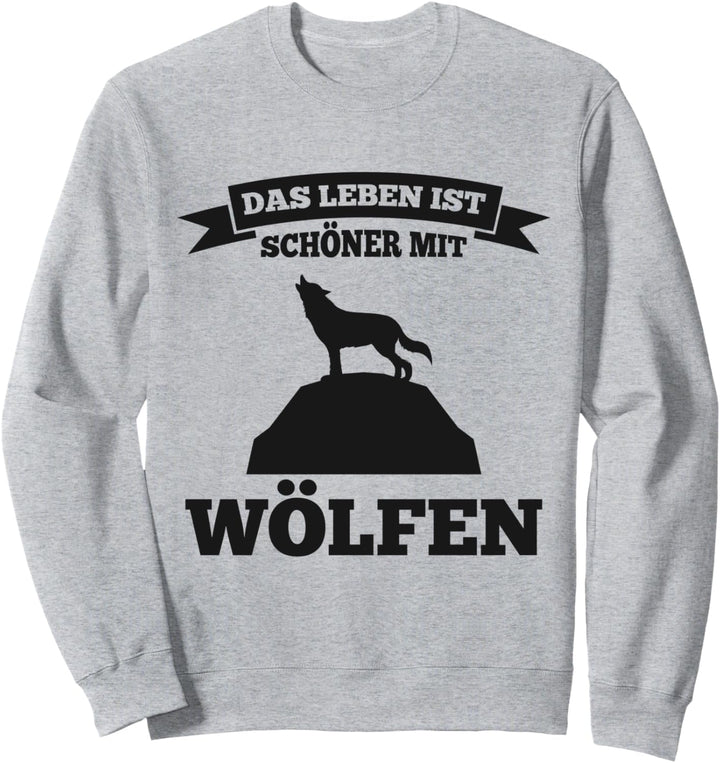 Wolf Waldtier Tier Sweatshirt