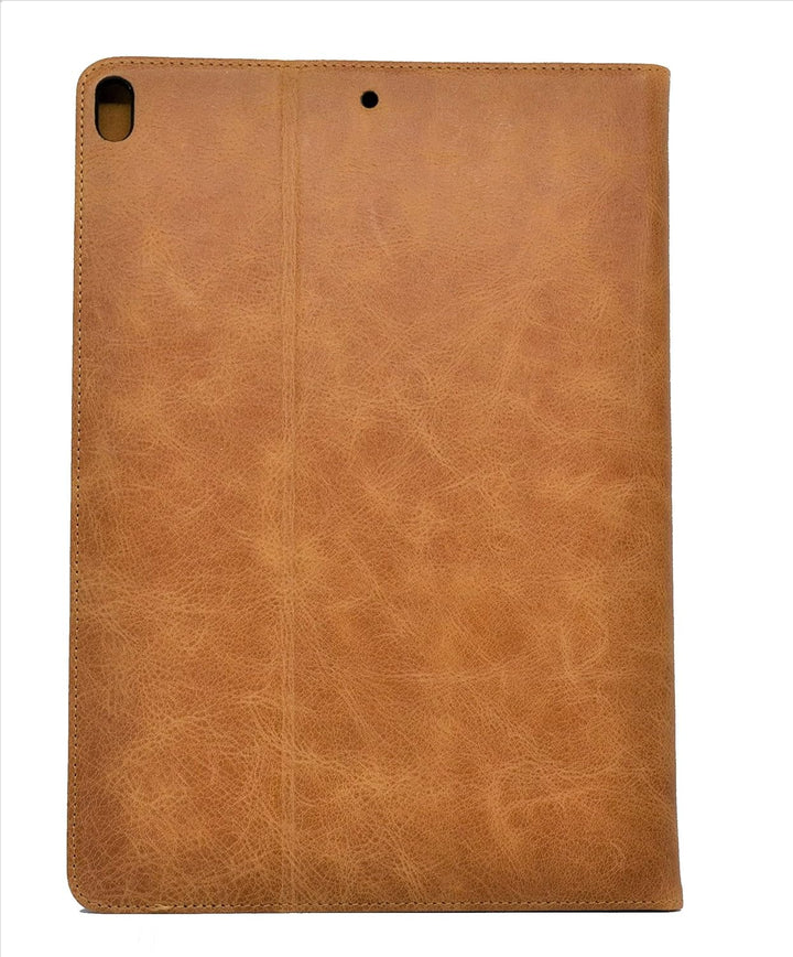 Porter Riley - Lederhülle für iPad 9.7 Zoll (6. 5. Generation) 2018/2017. Premium Echtleder Standhül