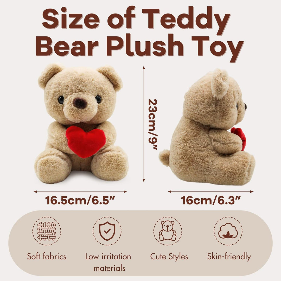 Teddybär, Stofftier Teddy, Plüsch-Bär, Teddy mit Liebe, Kuscheltier Spielzeug Dekozimmer Kissen, Sof