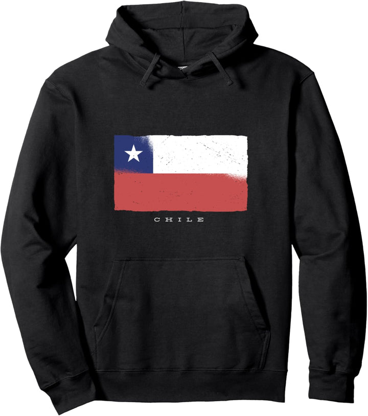 Chilenische Flagge Pullover Hoodie