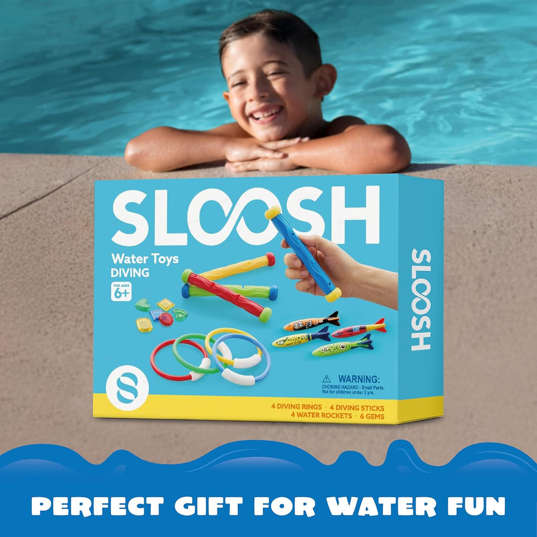 JOYIN 18 Stücke Tauchspielzeug Unterwasser Tauchen Diving Set, Tauchen Spielzeug für Kinder, Schwimm