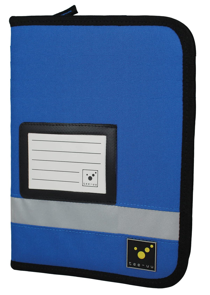 tee-uu TRIP Organizer Fahrtenbuchmappe mit Ringbuchmechanik DIN A5 Hochformat (blau), Blau