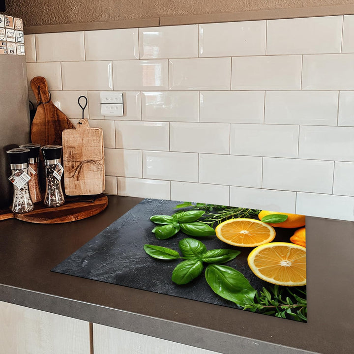 KitchenYeah© Herdabdeckplatte Einteilig Induktionsmatte Küche Abdeckung Ceranfeld Herd Abdeckplatte
