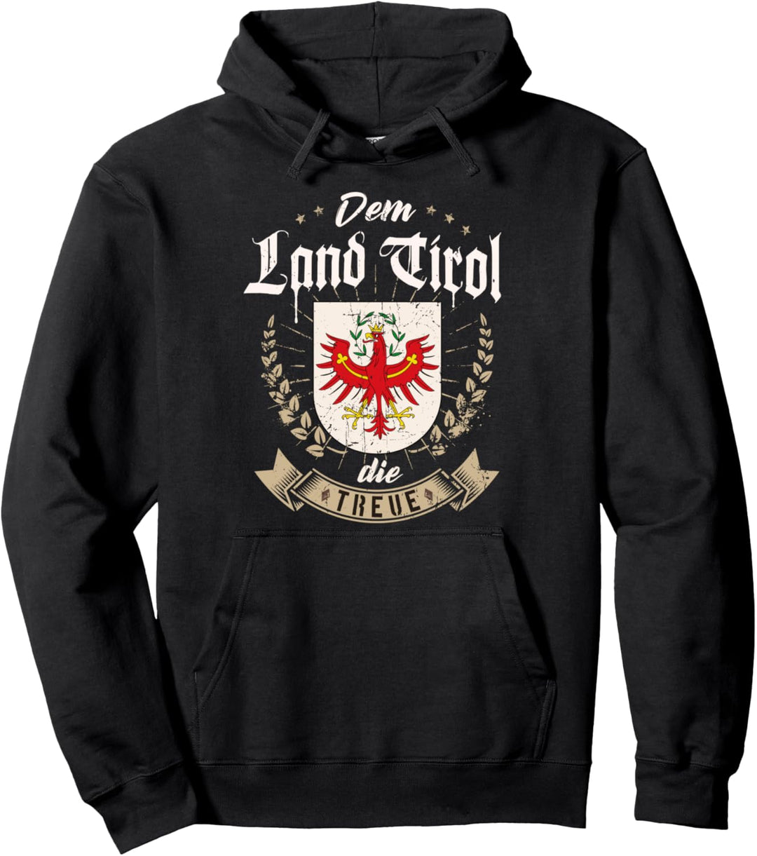 Dem Land Tirol die Treue Tiroler Adler Wappen Herren Damen Pullover Hoodie