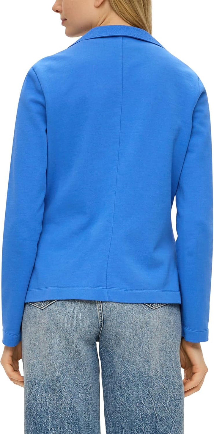 s.Oliver Blazer aus Sweatstoff 36 5531_royalblau, 36 5531_royalblau