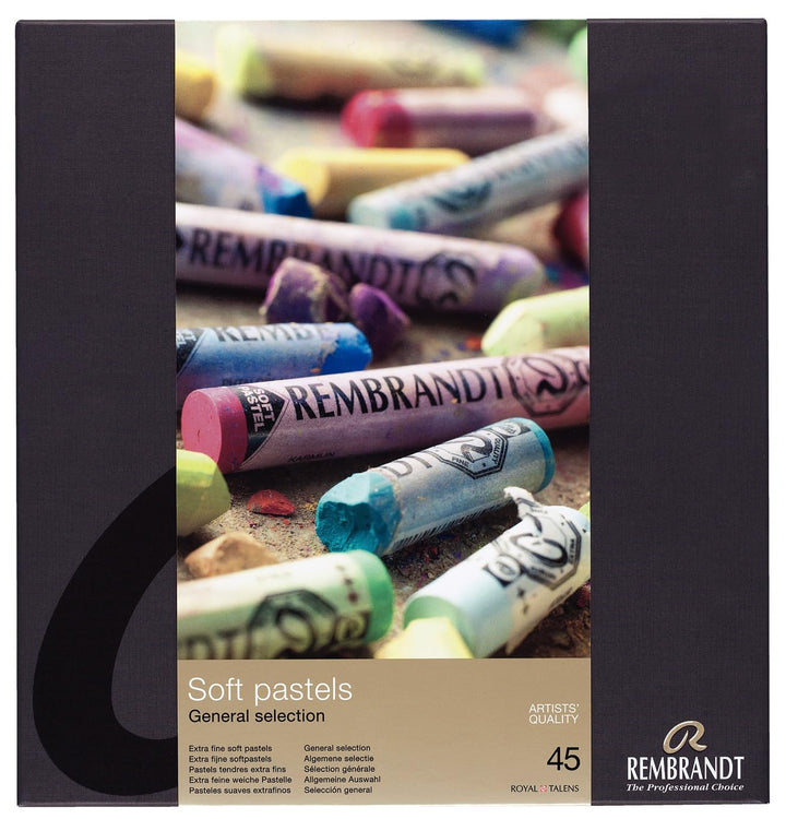 Rembrandt Weiche Pastellkreiden - Box mit 45 Farben