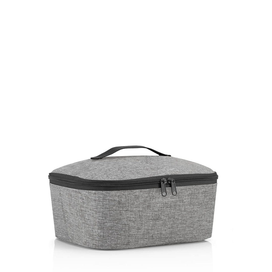 reisenthel coolerbag M pocket twist silver Kühltasche mit Obermaterial aus recycelten PET-Flaschen I