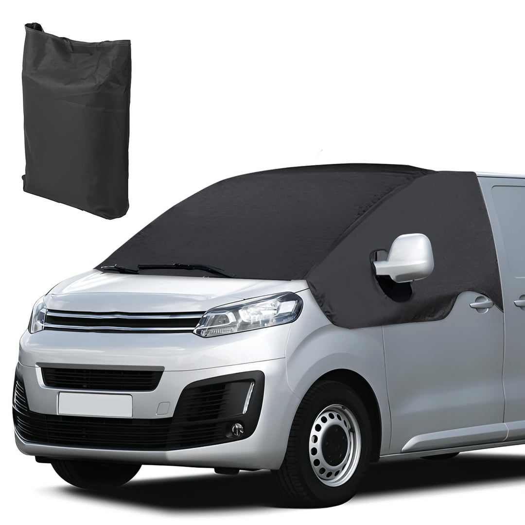 Opaltool Auto Windschutzscheiben Abdeckung für Citroen Jumpy Opel Vivaro 2016-2024, 600D Frontscheib