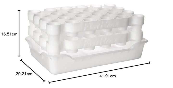 FastRack Flaschentrockner und Ablage-Set (FastRack24 zwei Racks und ein Tablett)