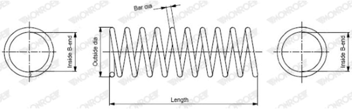 Monroe SP3650 Oespectrum Spiralfeder