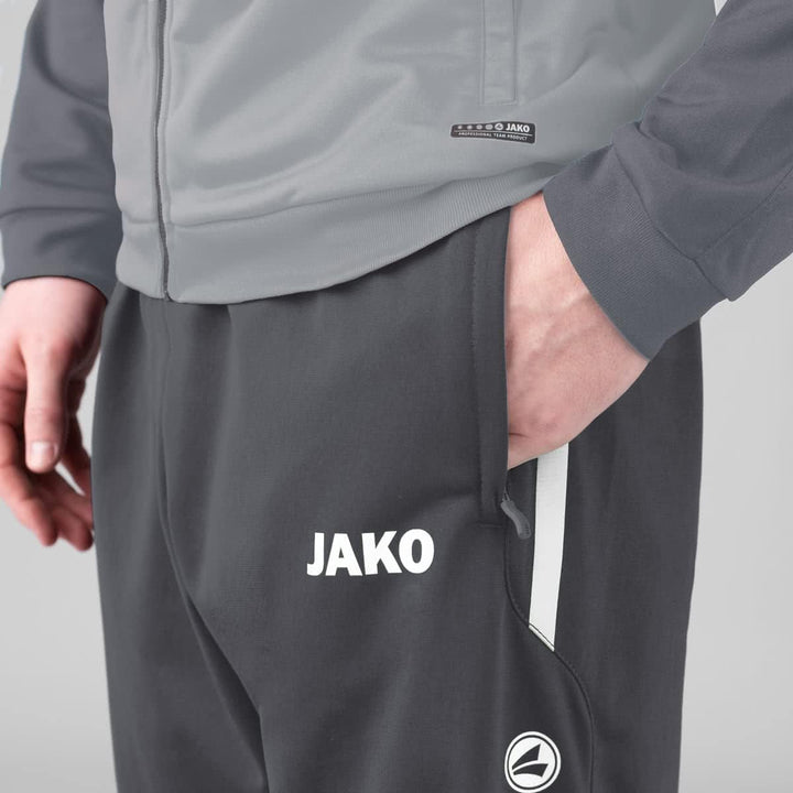 JAKO Unisex Kinder Polyesterhose Polyesterhose Allround, Anthra Light