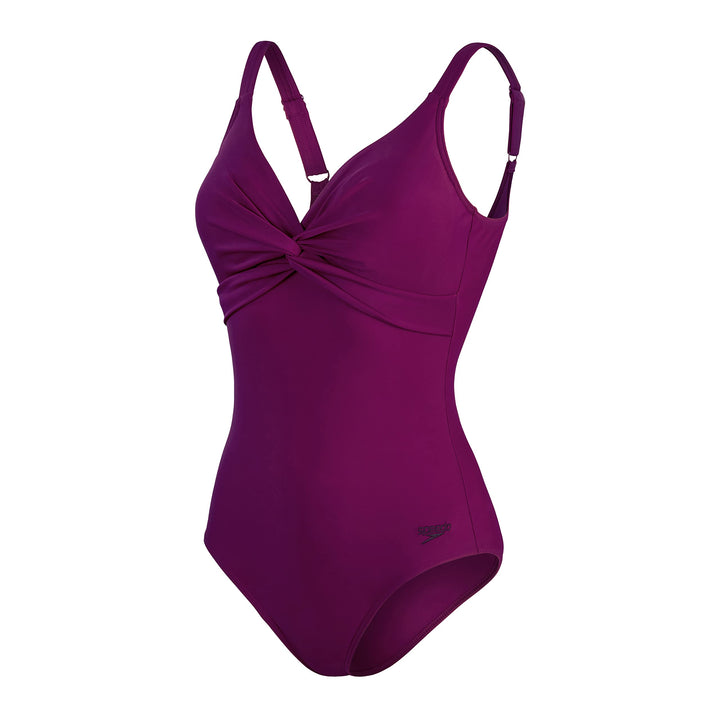 Speedo Brigitte Badeanzug Damen 36 Violett, 36 Violett