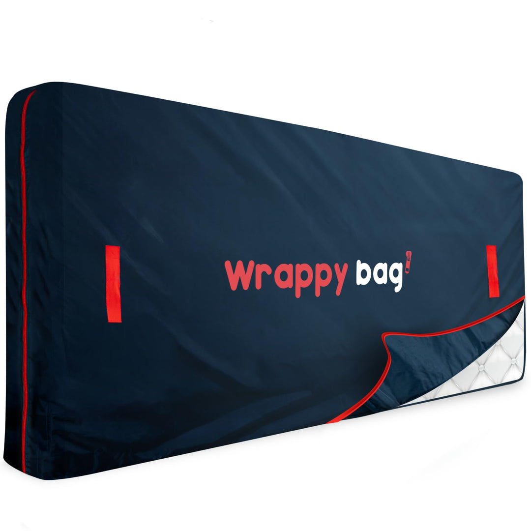 WRAPPYBAG – Matratzenhülle aus Oxford-Polyester – Aufbewahrungstasche mit 4 Tragegriffen – Ideal für