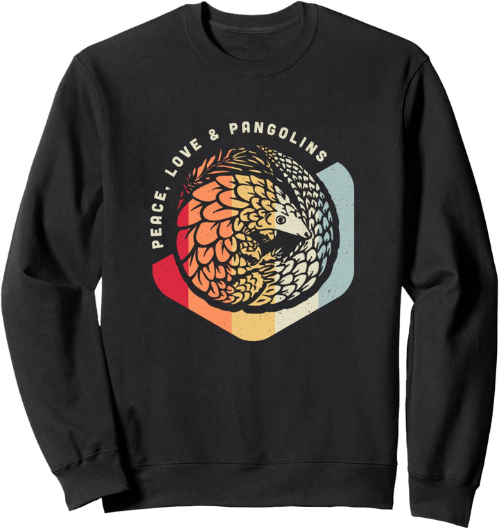 Pangolin Geschenk - Pangolin Retro Sweatshirt
