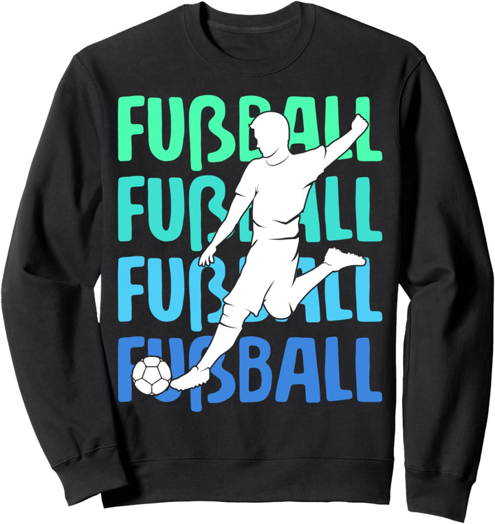Fussball Fussballer Kinder Jungen Sweatshirt