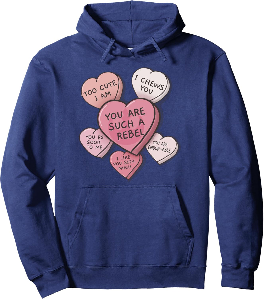 Star Wars Candy Hearts Rebel Logo Pullover Hoodie