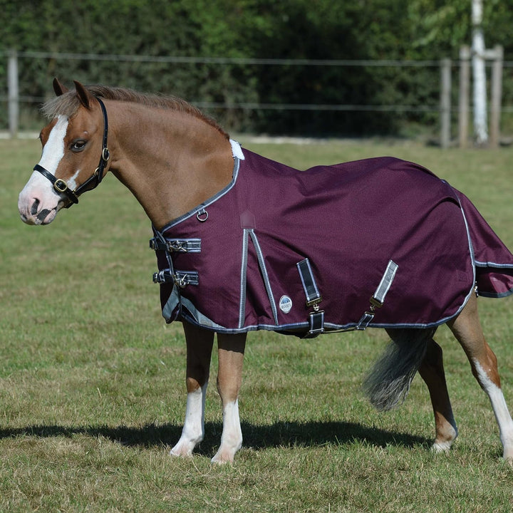 Weatherbeeta ComFiTec Plus Dynamic II Standard Neck Medium/Lite 100g - Maroon/Grey/White 140, 140