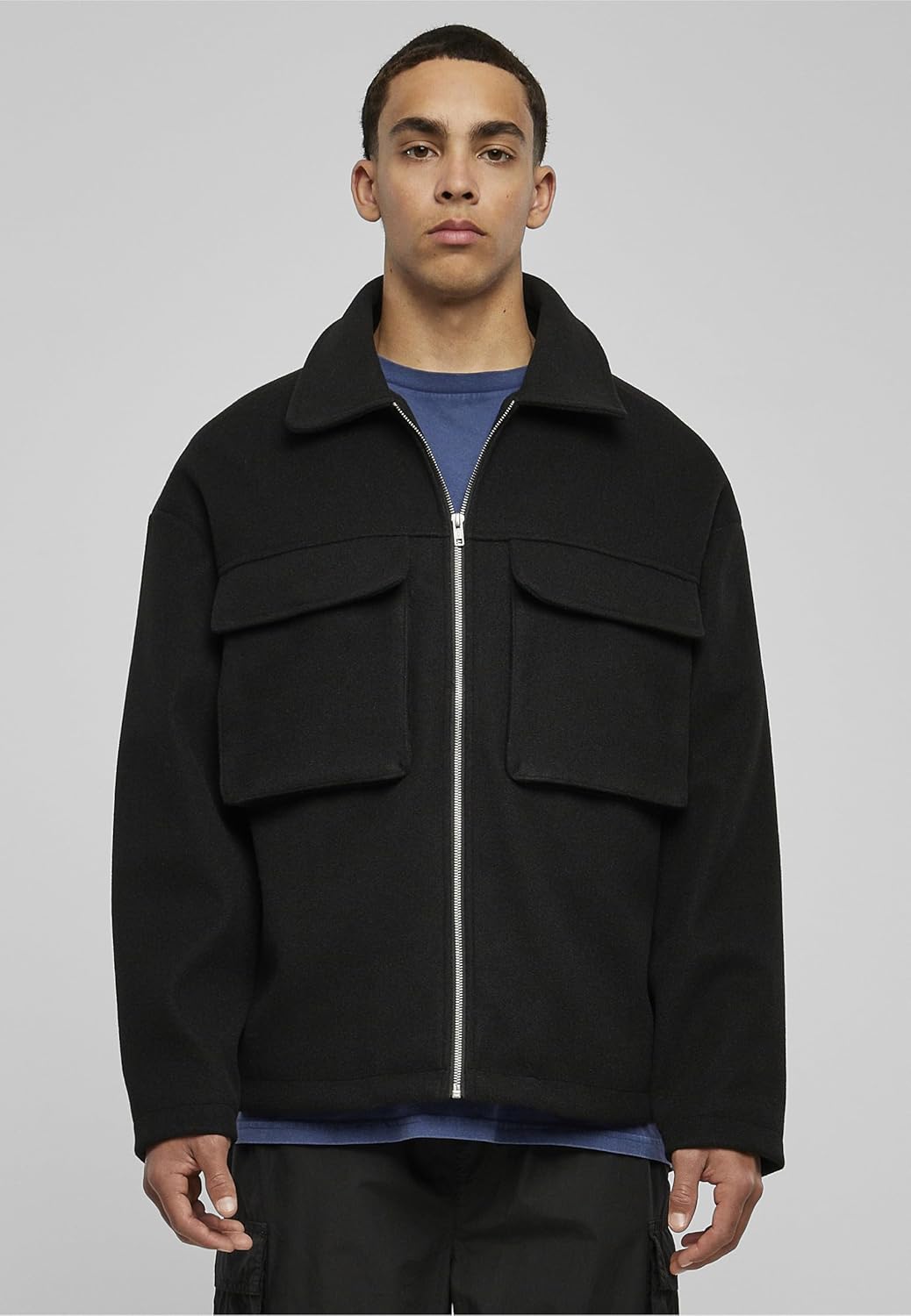 Urban Classics Herren Jacke, Schwarz