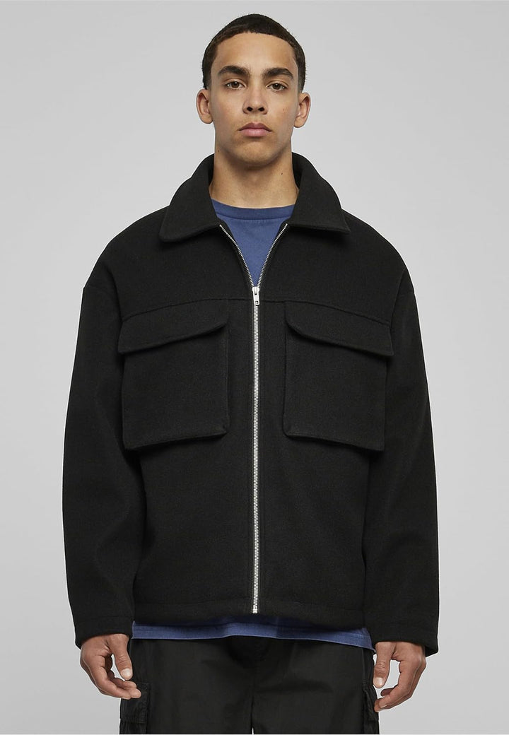 Urban Classics Herren Jacke, Schwarz